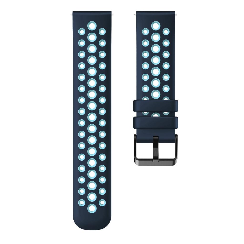 Zweifarbiges 22mm Armband für Oneplus Watch 3 Atmungsaktives Rundloch-Armband Passend für OnePlus Watch 3 2 1 Correa Pasek Band