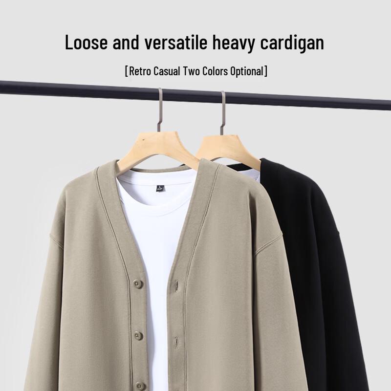 JEEP Men's Casual Knit Button-Front Cardigan