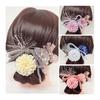 Handmade Dried Flower Hair Accessories for Special Occasions - Dahlia, Hydrangea, Mizuhiki - Perfect for Kimono, Furisode, Graduation, Weddings, and