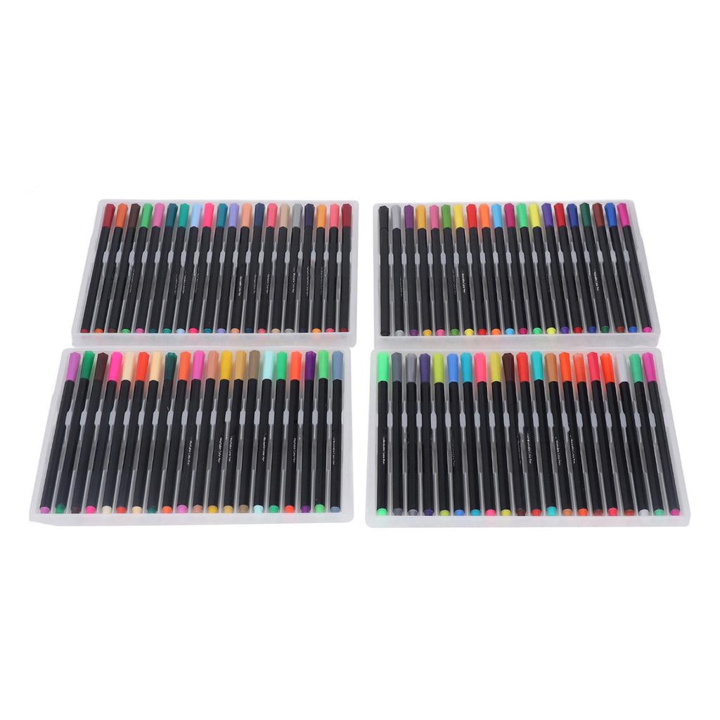 Water Color Pens 80 Colors Watercolor Brush Pens with Storage Box For Professionals Novices Painting Handcrafting
