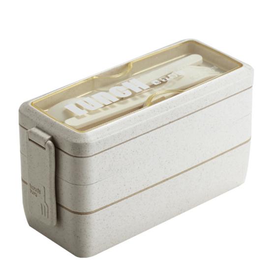 750ML/1000ML Lunch Box Lightweight Easy To Carry Two/Three Layers Bento Box for Picnic School Office