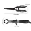 Fly Fishing Tool Fish Gripper Fishing Pliers Mutifunction Line Cutter Hook Remover Fish Lip Gripper with Handle