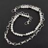 New Punk Rock Pearl double hollow Waist Chain Pants Chain Unisex Cool Design Choker Cool Hip Hop Neck Chain Party Jewelry