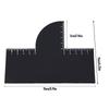 4pcs Reusable Hairline Shaping Tool Easy To Clean Edge Line Up Tool Barber Enhancement Card  For Men