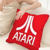 A-AtariS Game Logo Pillow Case Sofa Decorative Home Double-sided Print Plush Square Throw Pillow Covers Cushion Decor Cover