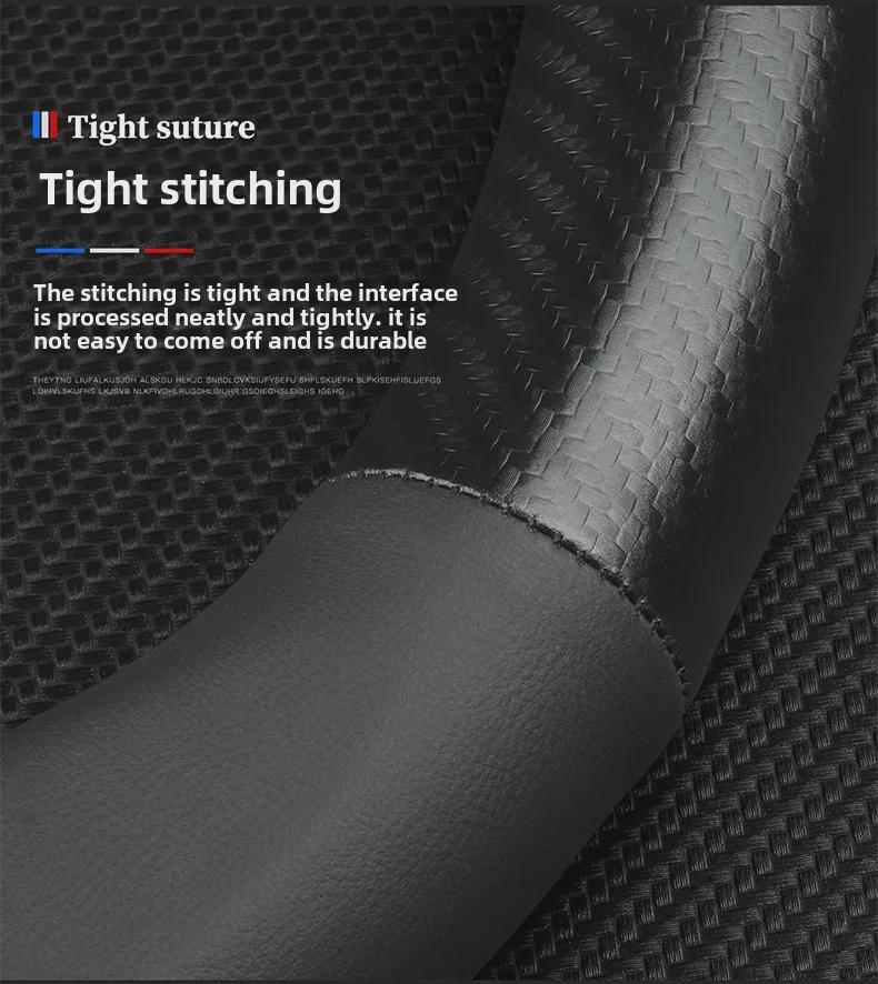 Mercedes-Benz GLE350/450 Coupe Steering Wheel Cover (2020/21 Models) - Hand Sewn, Custom Fit