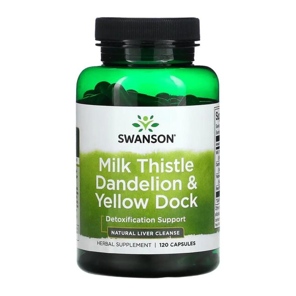 Milk Thistle Dandelion & Yellow Dock - 120 caps