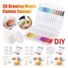 Sponge Texture DIY Magic Puffy Paint Blank Painting Paper Magic Painting Paper  Kids Craft