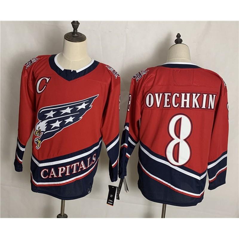 Washington Capitals NHL Hockey Jersey Authentic Style Fan Apparel Men Season Sportswear