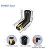 Voluty Tek XLR Right Angle Adjustable XLR for Audio Cables and PA Male-to-Female Adapter, 3-Pin 90-Degree Connector, Systems, 2-Pack