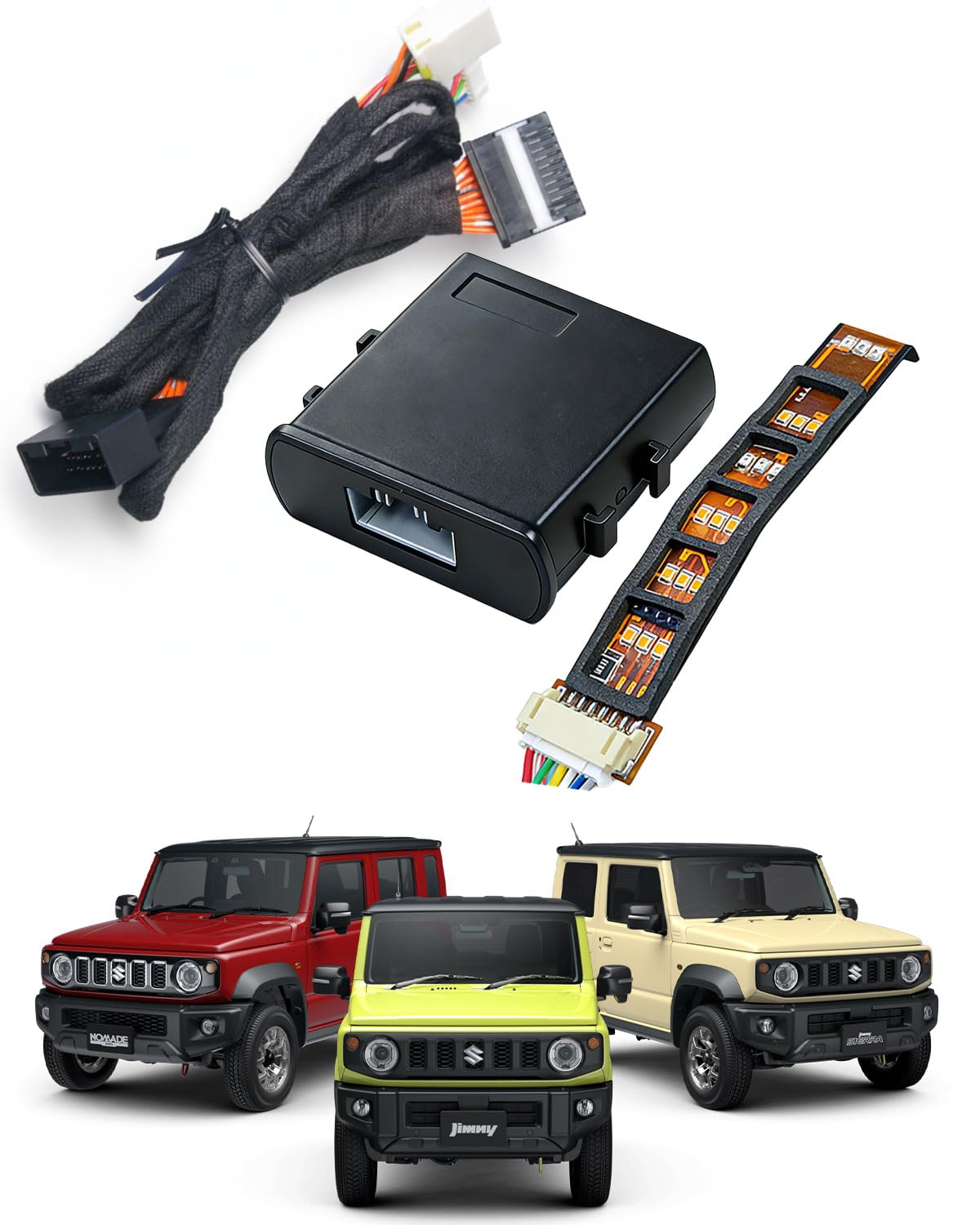 

BGUCAR Shift Gate LED Position Illumination for Jimny/Sierra/Nomad JB64W/JB74W/JC74W Automatic Transmissions [Shift-Linked, Current Position Only Illu