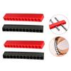 12 Holes Bit Holder 4pcs Black Red Hexagonal Shank