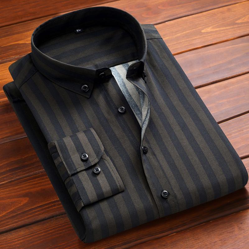 Hombres Manga Larga Simple Rayas Harajuku Ropa Hombre Camisas Street Wear  Casual Estilo Coreano Tops comprar a buen precio — entrega gratuita,  reseñas reales con fotos — Joom