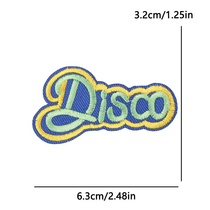 Positive Energy Letter Patch Cartoon Inspirational Quotes Embroidered Patches Iron On Patches For Jeans Jackets Sew Patch DIY