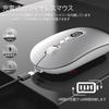 MAMBASNAKE X1 Wireless Mouse, 2.4GHz [Ultra-Slim Model, High Precision and Sensitivity], Quiet Click, Type-C Rechargeable, Power Indicator Screen,