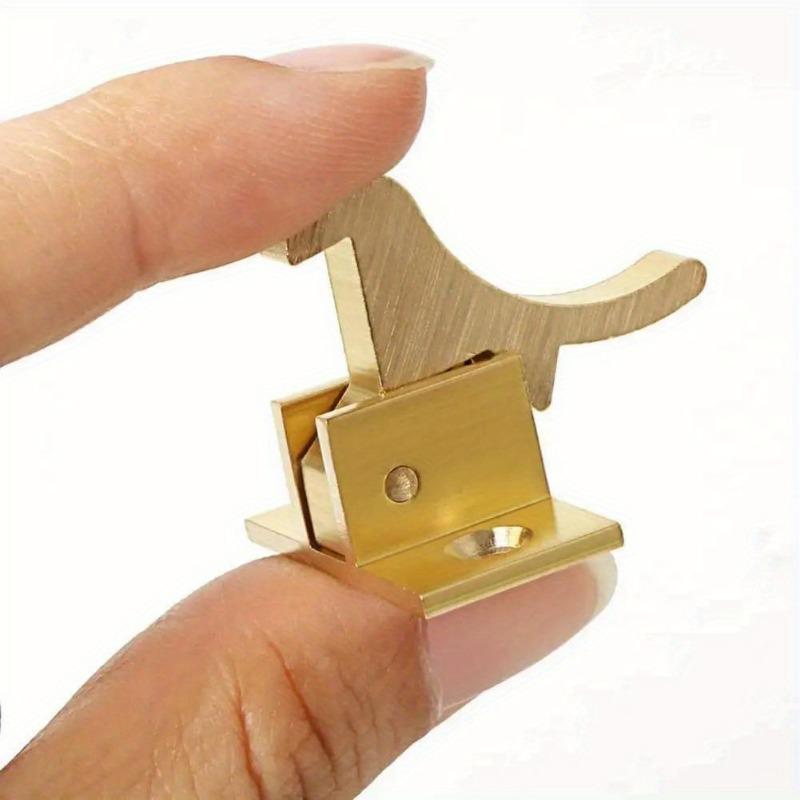 Bird Shaped Buckle Door Window Hooks Gate Brass Copper Spring Latch Lock Cabinet Elbow Buckle Low Noise Home Hardware