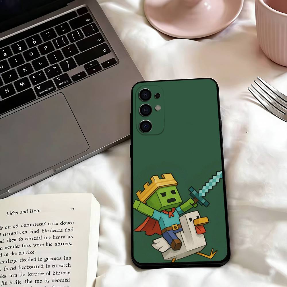 G-Green P-Pixel M-Monster Creeper Phone Case For Samsung S25,S24,S21,S22,S23,S30,Ultra,S20,Plus,Fe,Lite,Note,10,Black Cover Samsung S235G