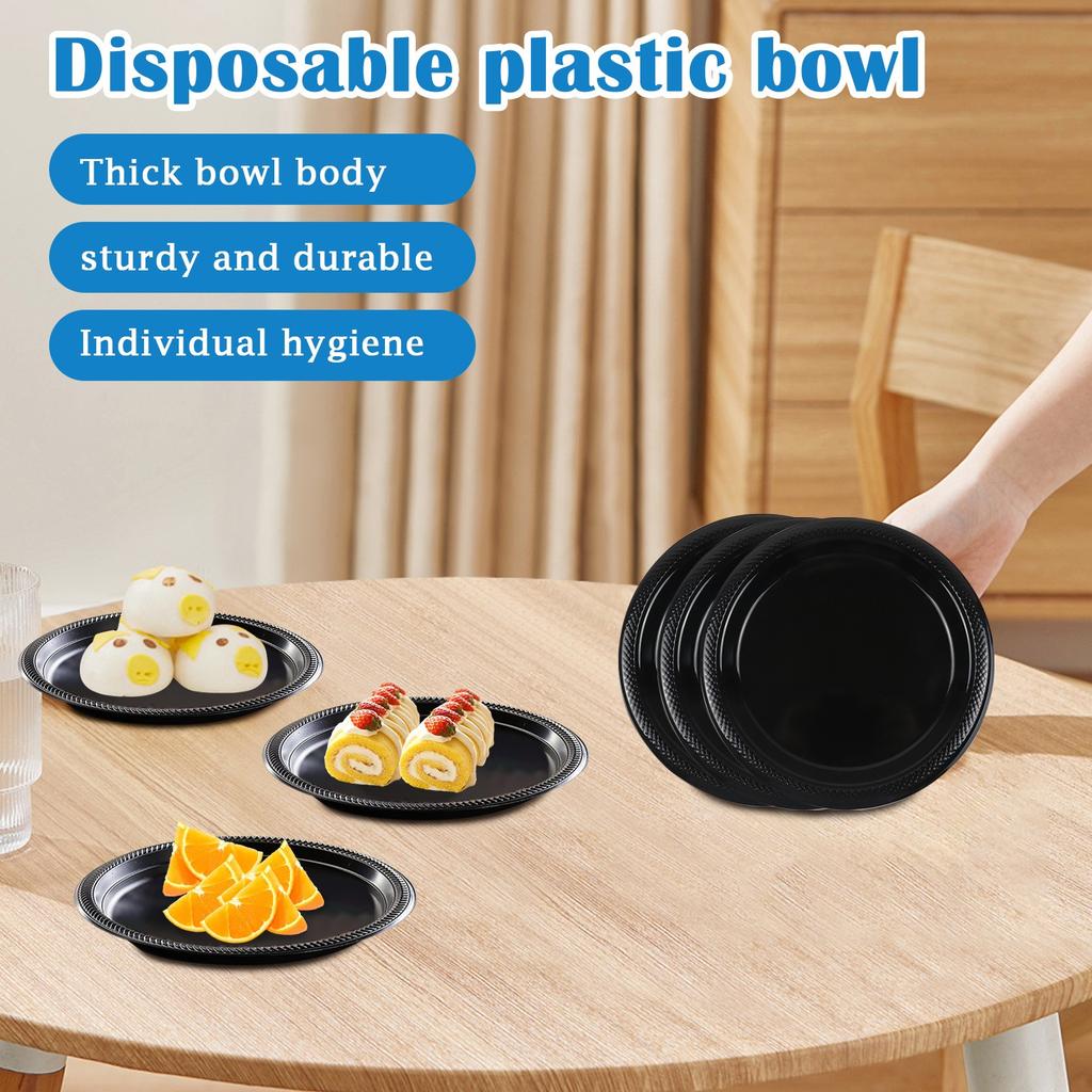 100Environmentally Friendly Disposable Paper Trays 6 Inches