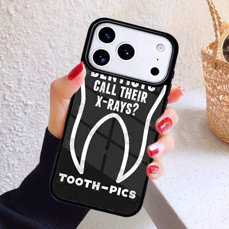 Dentist Dental Hygienist Tooth Phone Case For iPhone 17 Air 16 15 14 13 12 11 Pro Max Plus