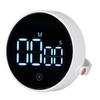 Desktop Timer Minimalist Round 3 Level Volume Adjustable Digital Countdown with Ultra Clear Display