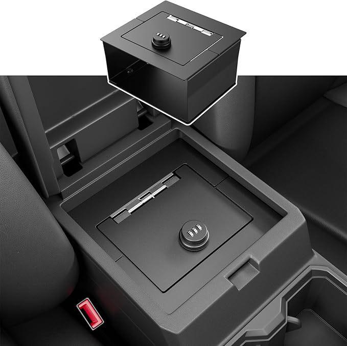 Toyota Car Center Console Armrest Box Safe for Cross-border Security ABS + Zinc Alloy