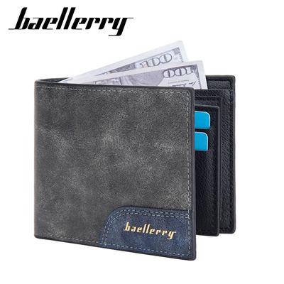 RFID Anti-Diebstahl-Kartenhalter für Männer Mann Vintage Design Business Kurze Geldbörsen Geldbörse