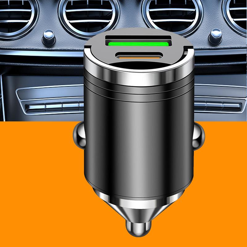 Fast Charger Car Adapter 100W Dual Port USB Car Charger Efficient & Safe Cell Phone Automobile Chargers For Laptops Mobile