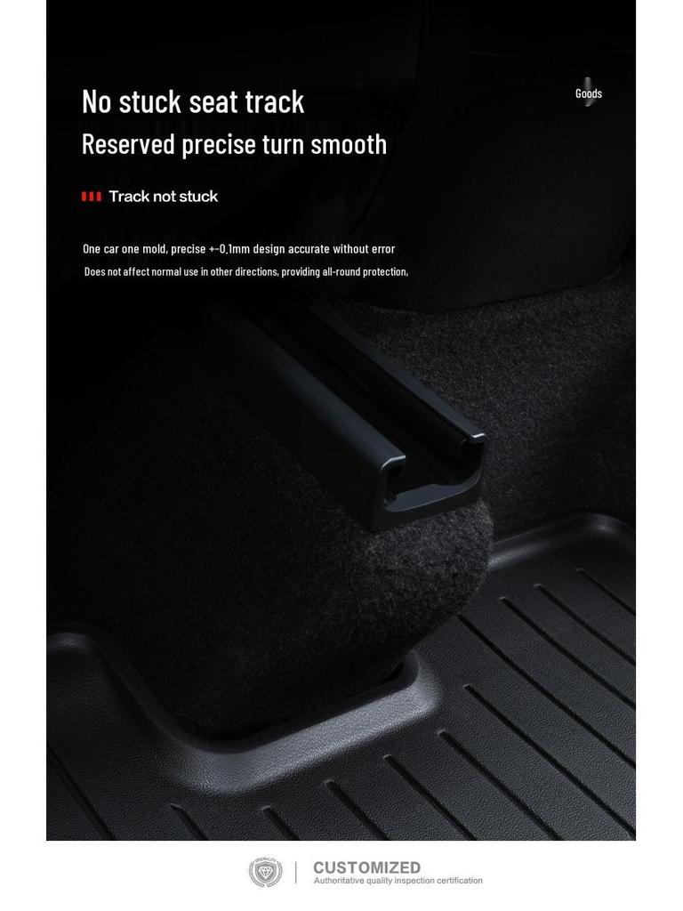 Tesla Model Y TPE Floor Mats: Full Coverage for Car, Trunk, and Integrated Areas