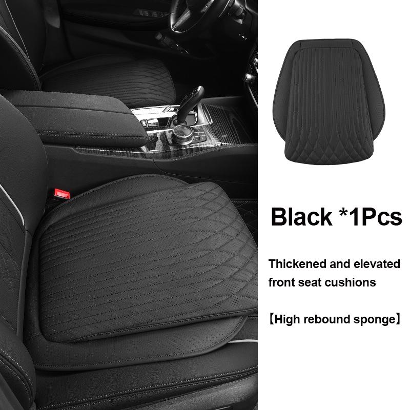 For Tesla Car Cushion Nappa Leather Breathable Non-slip Car Seat High Rebound Pad Seat Cushion Four Seasons Universal Auto Seat