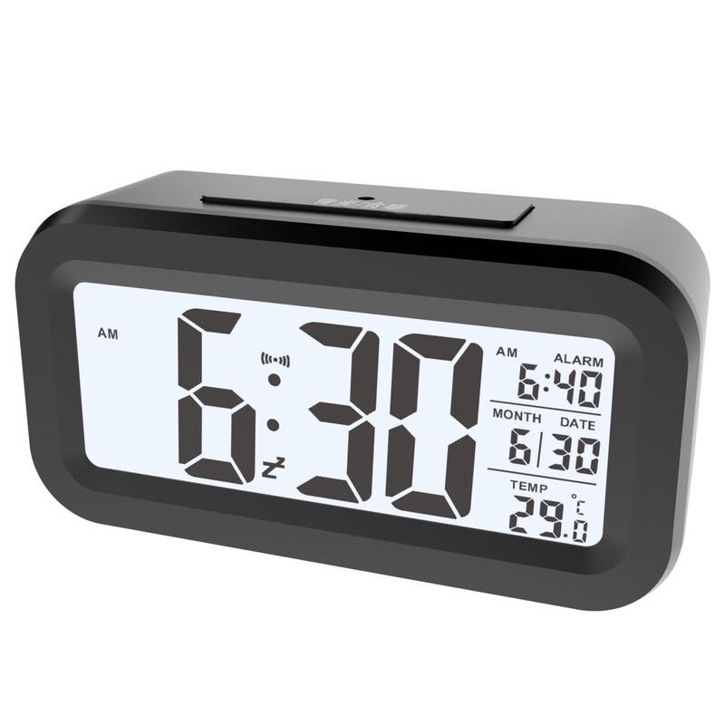 Yaoqiu Digital Smart Silent Alarm Clock with Temperature