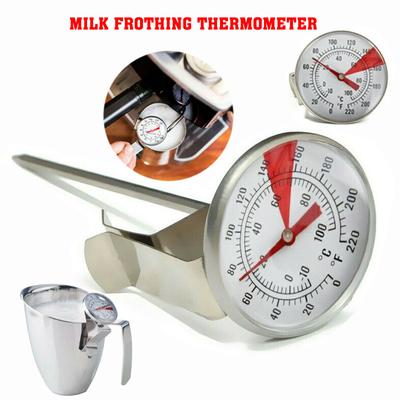 Milk Frothing Thermometer Heating Foaming Coffee Maker Temperature with Jug Clip