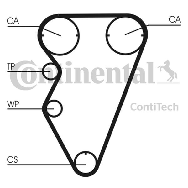 CONTITECH TIMING KIT ROVER 1.8 200/400