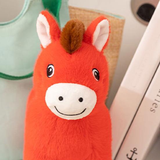 Horse Plush Doll 2026 Year of The Horse Plushie Realistic Pony Doll Soft Stuffed Animal Gift for Bag Car Decor