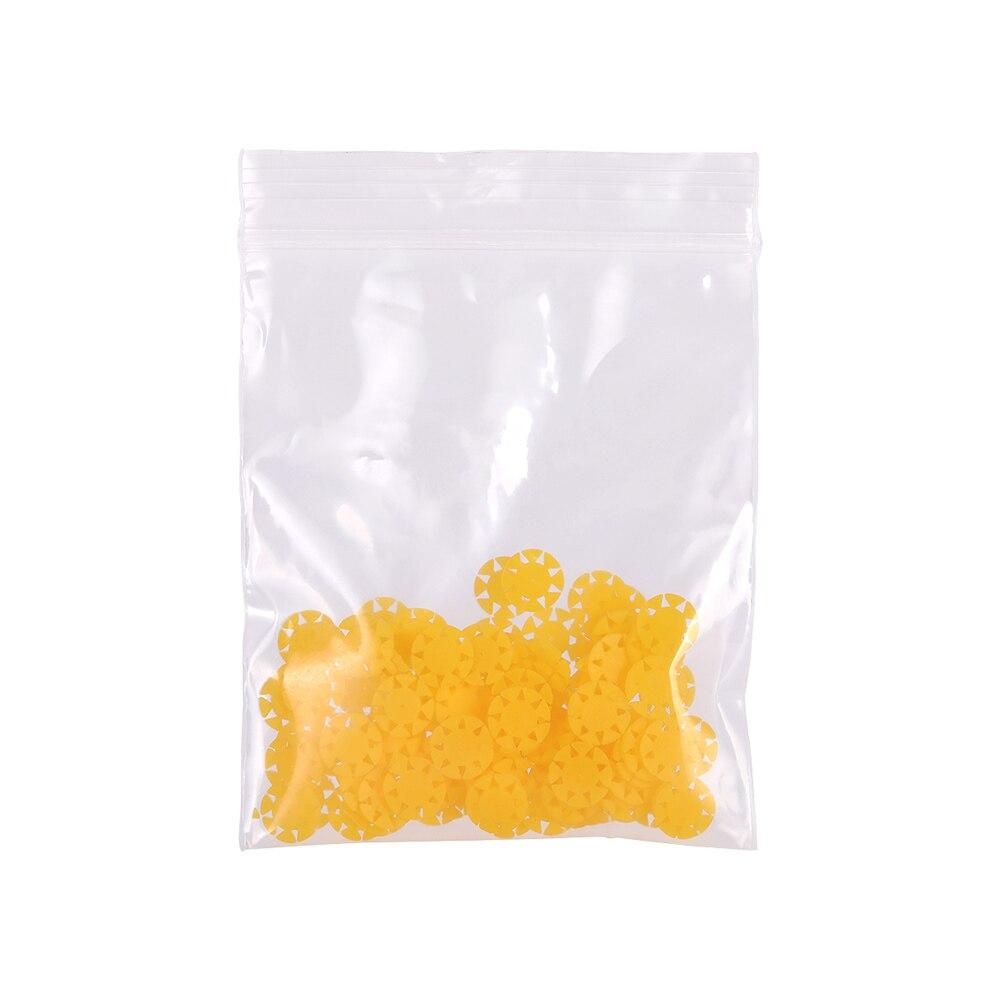 100 Stück Dentalwurzelkanalfeile Desinfektion Markierungskreisring Silikonzählstopper (ohne Feilen)