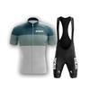Mens Cycling Jersey Set Breathable Quick-Dry Short Sleeve Bike Sportwear Fit Comfortable