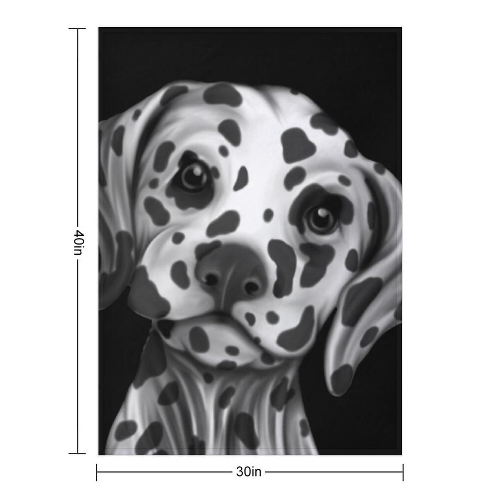 Dalmatian Painting Throw Blanket Thin Extra Large Throw Blankets For Baby Picnic Blankets
