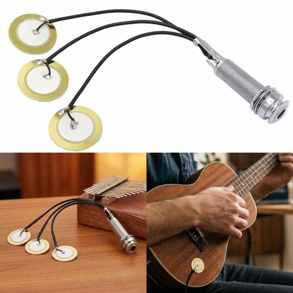 Kontakt-Tonabnehmer Piezo-Tonabnehmer Wandler-Tonabnehmer Kombi Gitarren-Vorverstärker Tonabnehmer Kalimba Daumenklavier