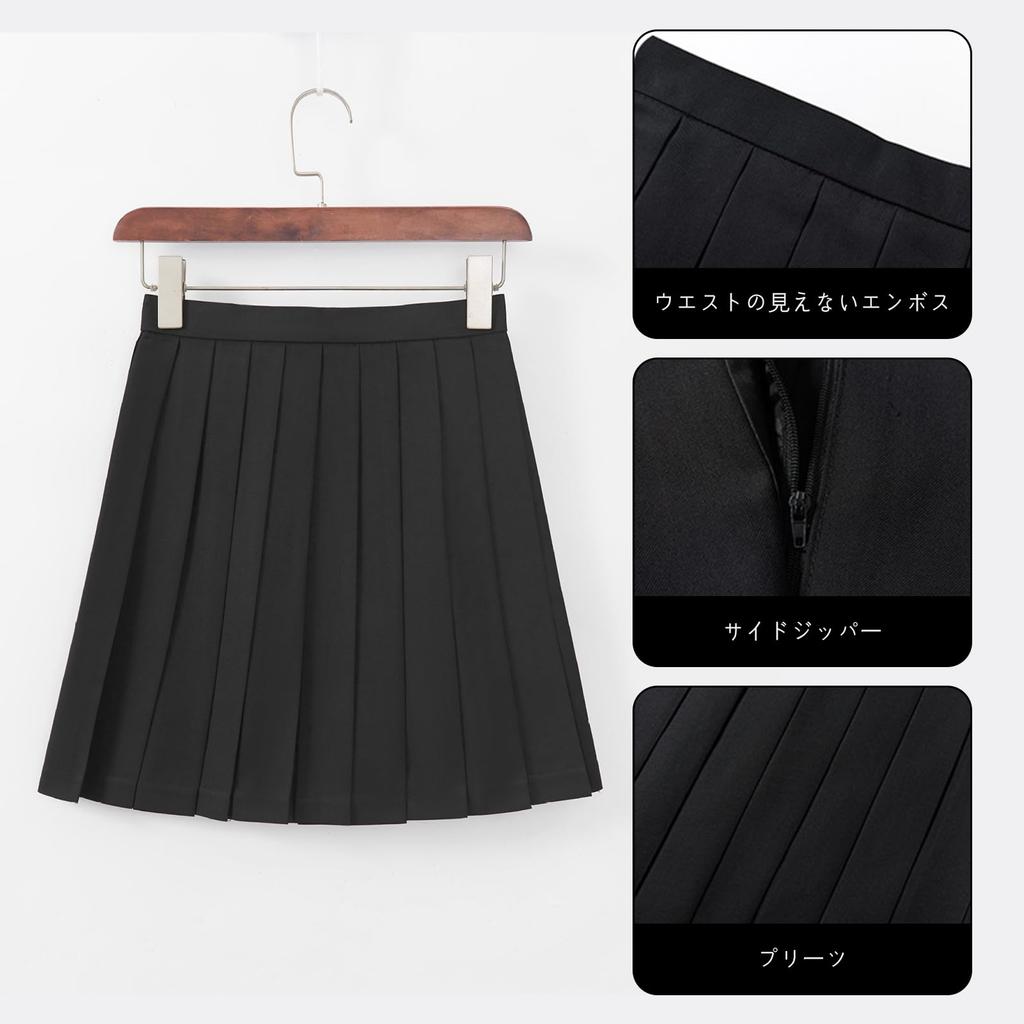 Moerstar Long Sleeve Pink Ribbon Sailor Uniform High School Halloween JK Pleated Authentic Perfect for Selfies and Women's Set, Girls, 3-Piece Set,