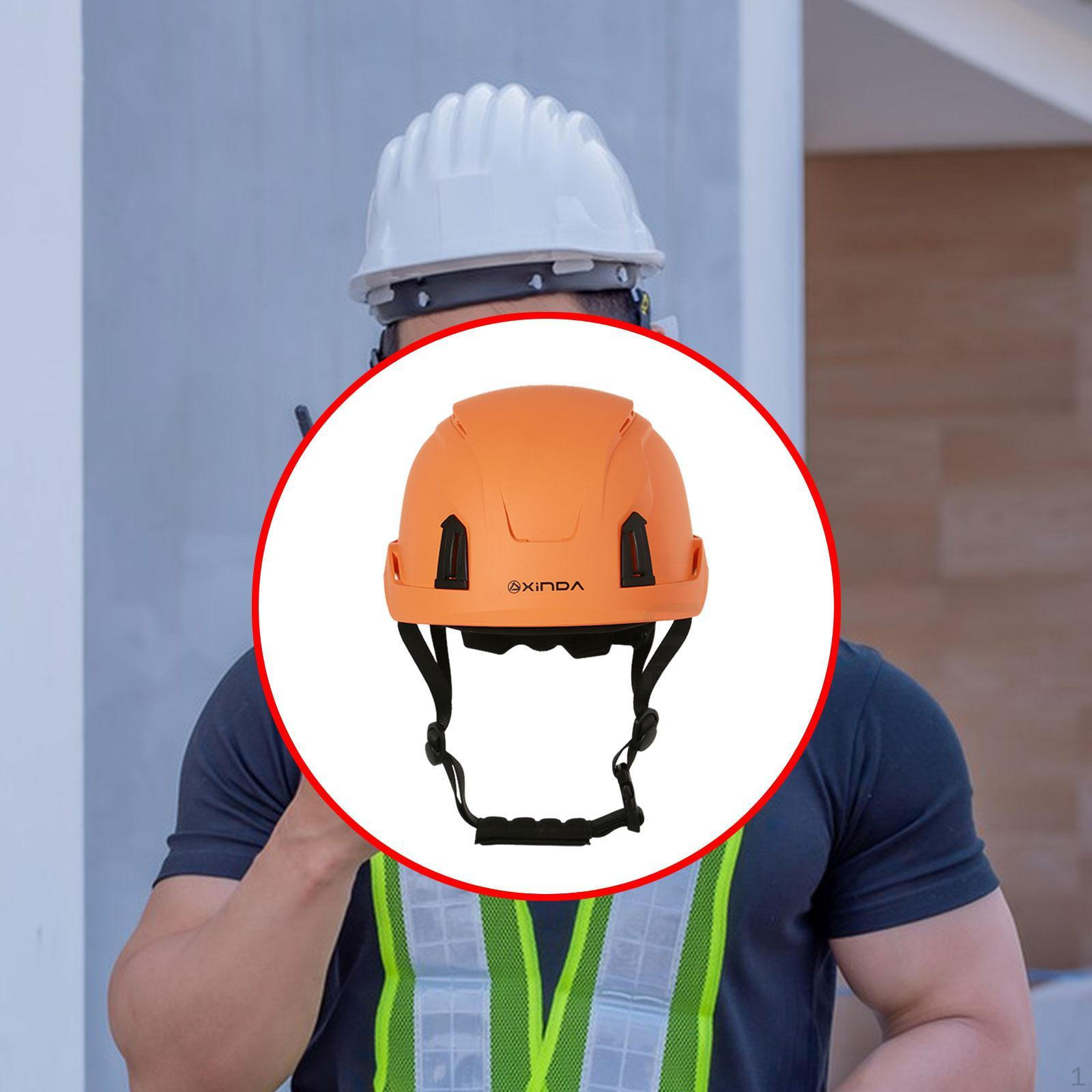 

Будівельний шолом. Каска для чоловіків. Жіноча каска. Альпінізм. Походи по раппелю помаранчевий