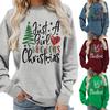 "Just a Girl Who Loves Christmas" Ladies' Round Neck Sweatshirt