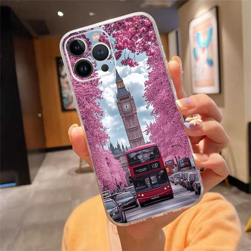 London aesthetics Phone Case Carcasa Funda For iPhone 17 Pro Max Air 16 15 14 13 Pro Max 15 16 Pro 15Plus Case