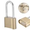 4 Dial Digit Password Brass Lock Combination Suitcase Luggage Code Password Lock Padlock
