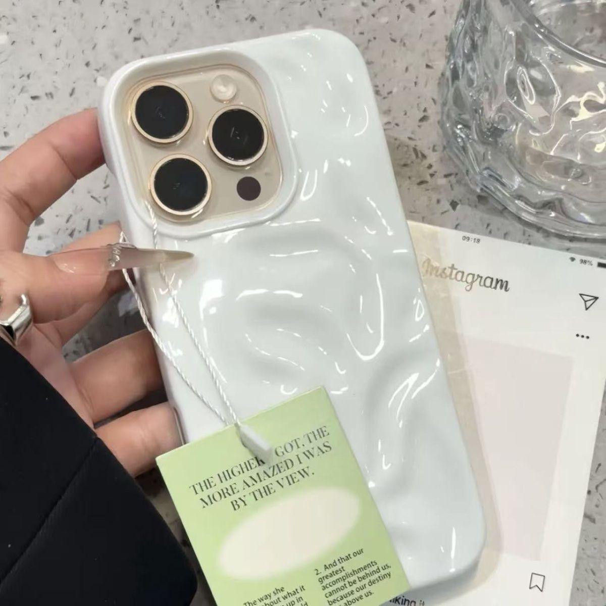 

Цельный чехол для iPhone 15 с метеоритным узором для Apple 16 Pro Max iPhone 16