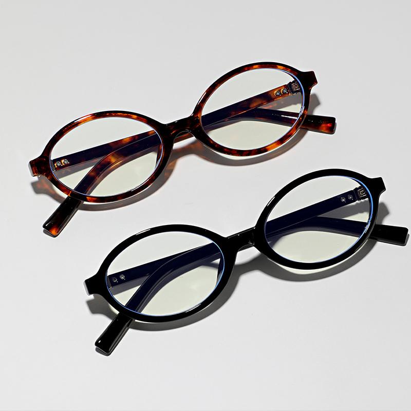 Y2K Retro Oval Frame Glasses Women Leopard Ins Sweet Cool Sunglasses Trendy Girl Decorative Goggles Reading Computer Eyeglasses