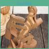 Roman Sandals For Women Summer High Heel With Adjustable Tape For Stylish Comfort