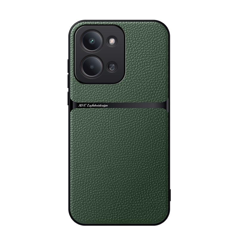 Für Redmi 15C 171mm 15 171mm 14C 4G 13C 4G Leder Litschi-Textur mit Ultra-dünner Slim Handyhülle