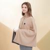 USB Powered Heating Shawl Cordless Electric Blanket Zippered Heating Scarf Winter Warm Wrap for Women Travel Office Home