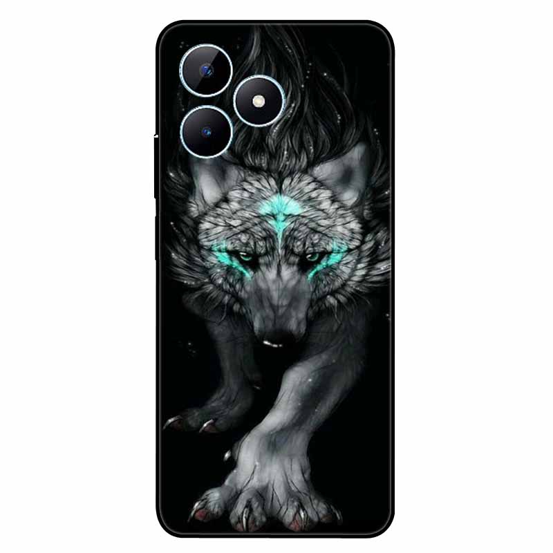 Funda For Realme Note 50 Case Silicone Soft Shockproof Cartoon TPU Phone Shell For Realme Note50 Cover Painted Cute Coque Note50