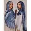 Ethnic Style Satin Polyester Shawl With Warmth Sun Shade For Women
