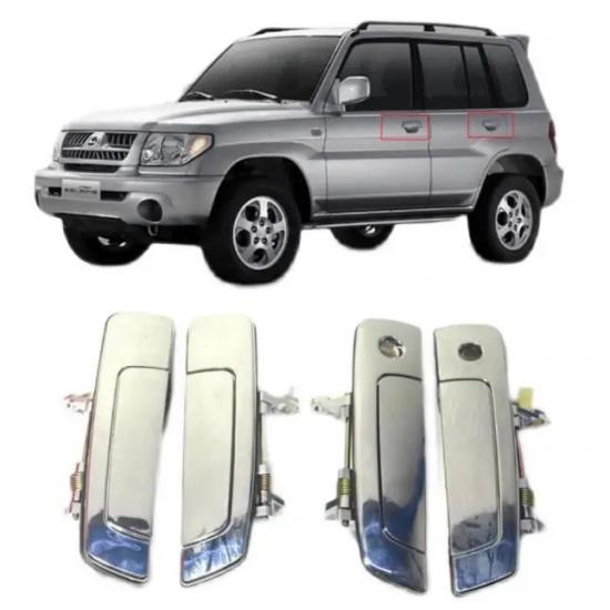 PAJERO IO H77H76 HANDLE,4DOOR OUTSIDE,chrome plating
